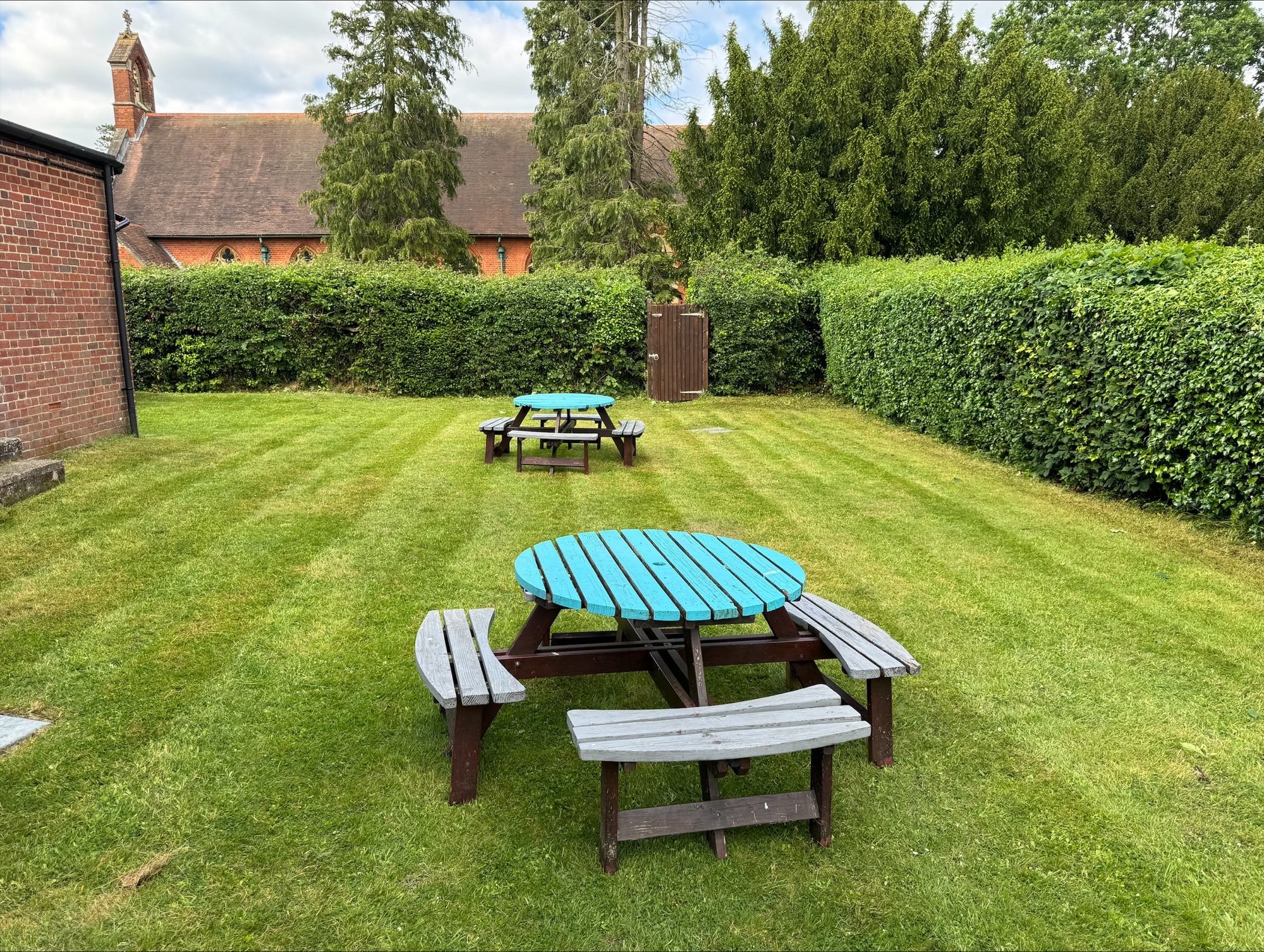 The village hall garden